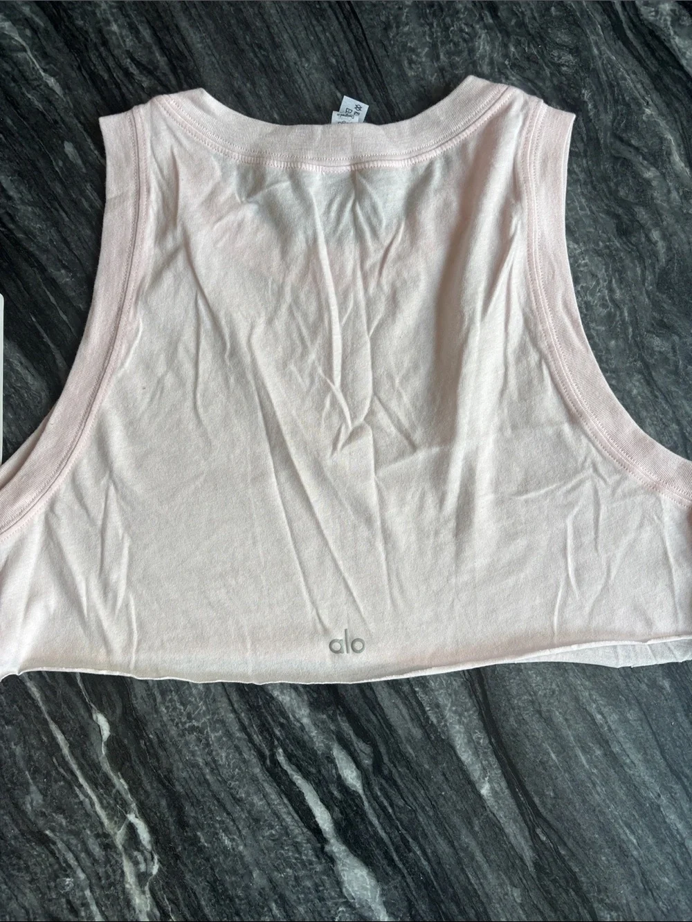 Alo Yoga Inspire Cropped Tank Soft Pink M NWT